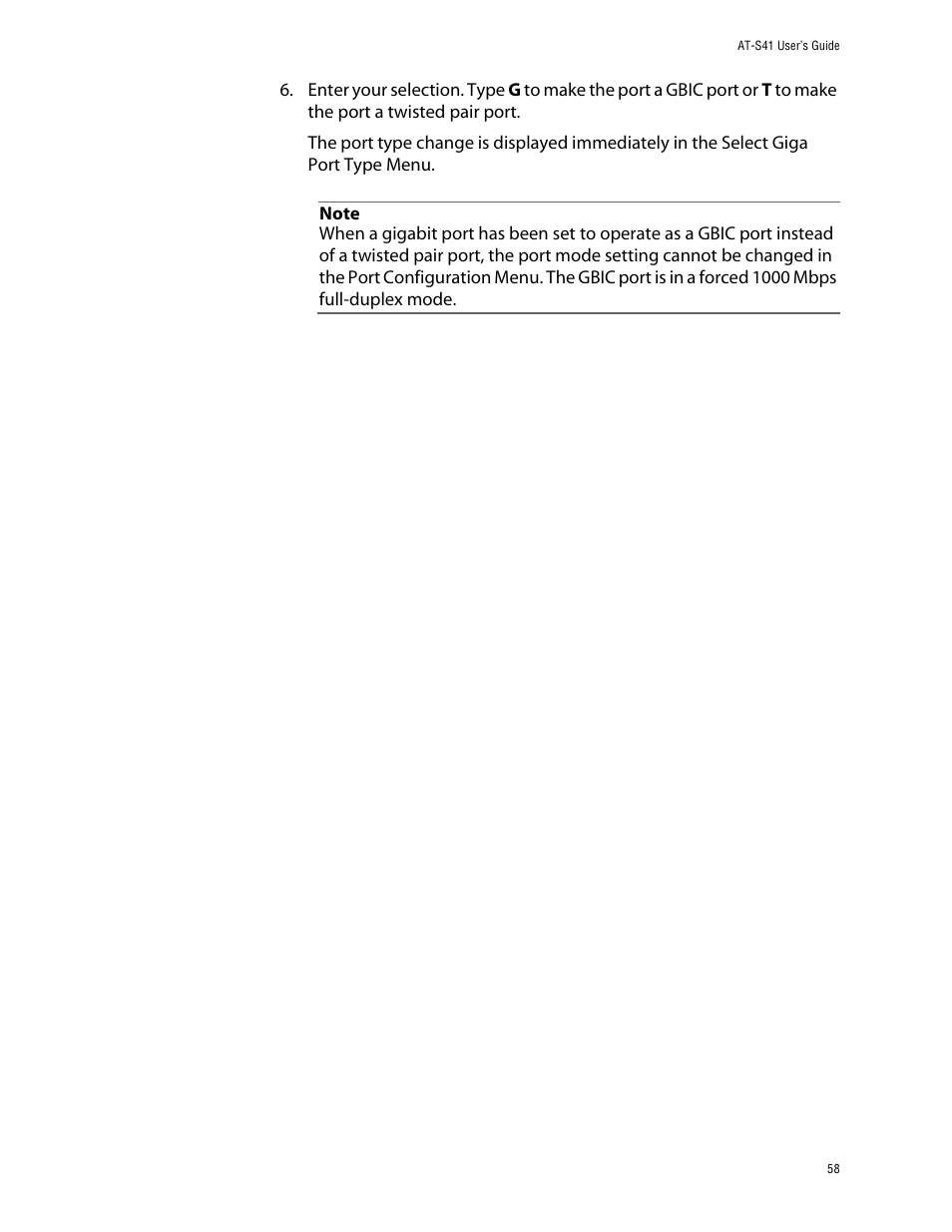 Allied Telesis AT-S41 User Manual | Page 58 / 233