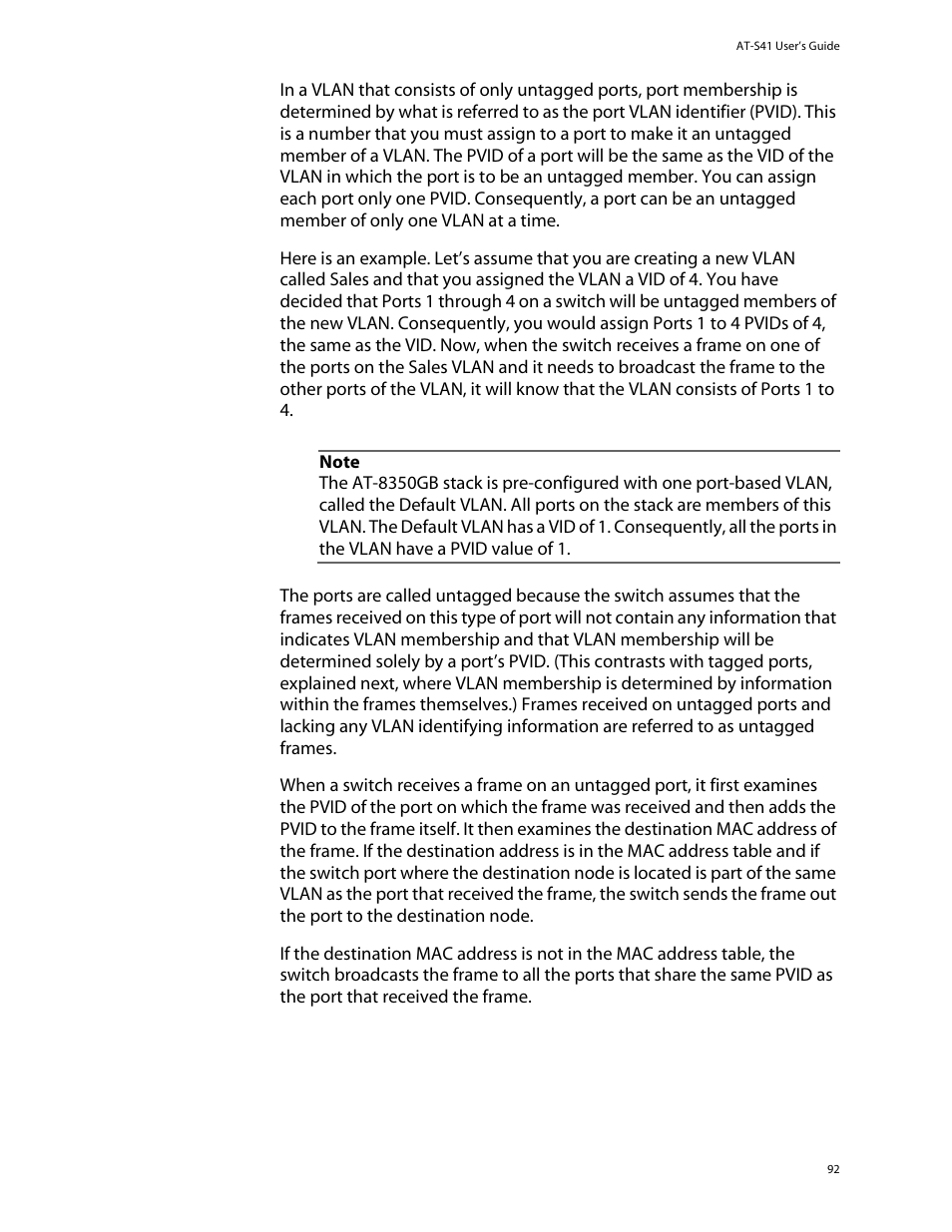Allied Telesis AT-S41 User Manual | Page 92 / 233