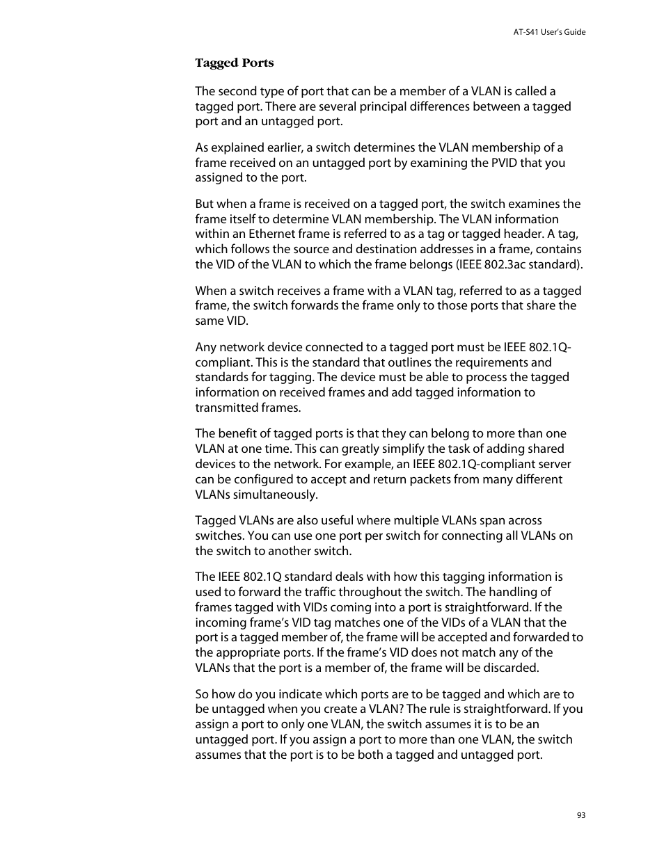Allied Telesis AT-S41 User Manual | Page 93 / 233