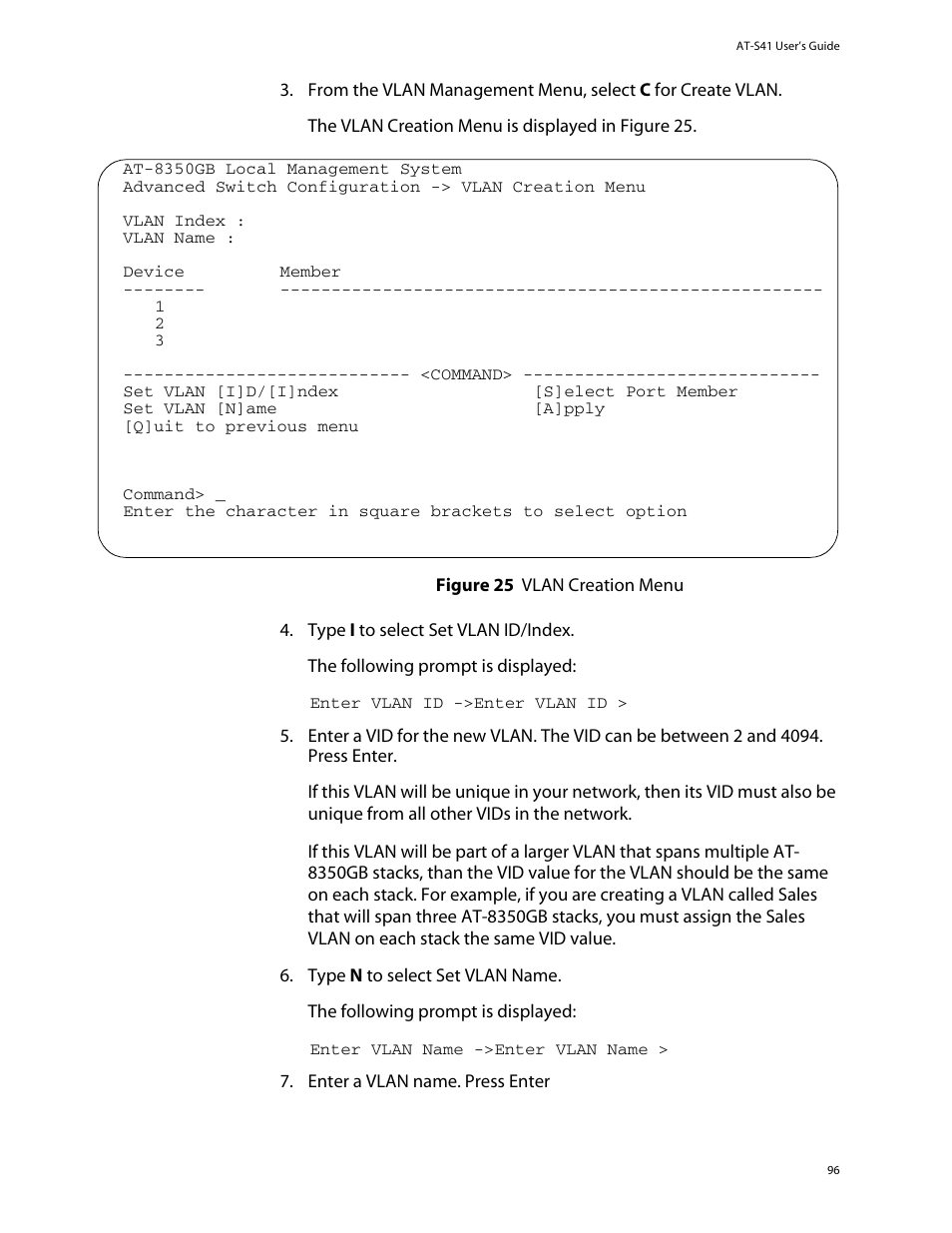 Allied Telesis AT-S41 User Manual | Page 96 / 233