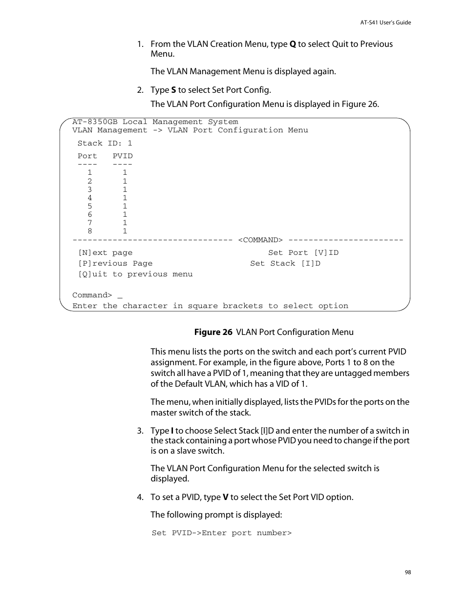Allied Telesis AT-S41 User Manual | Page 98 / 233