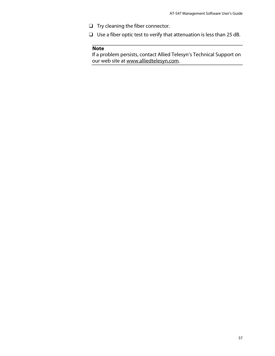 Allied Telesis AT-S47 User Manual | Page 57 / 154