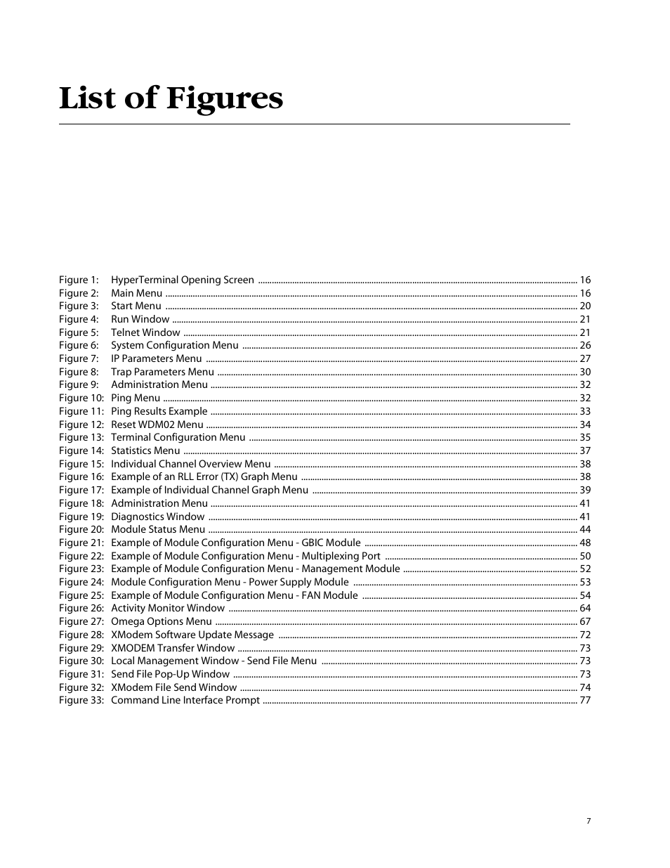 List of figures | Allied Telesis AT-S47 User Manual | Page 7 / 154