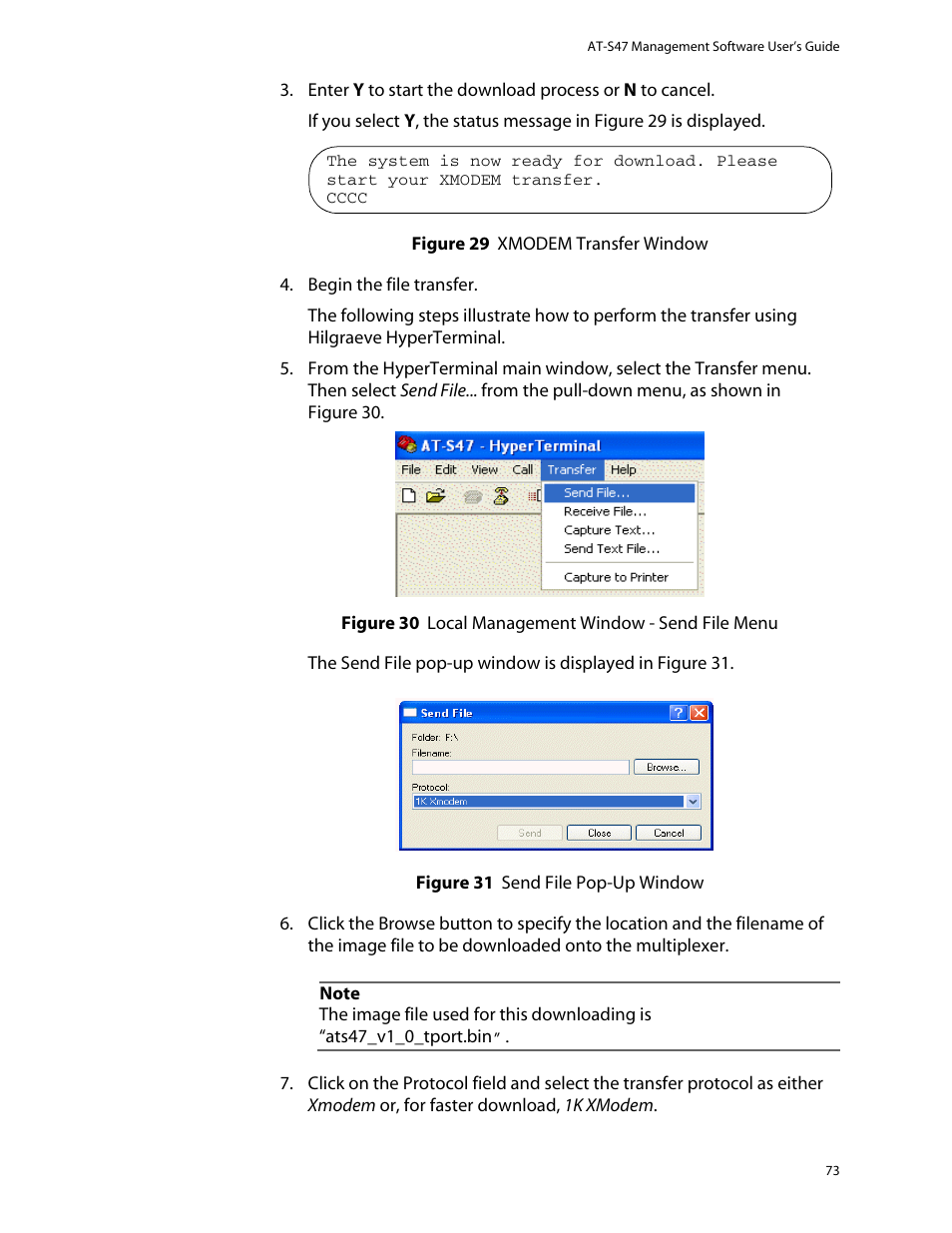 Allied Telesis AT-S47 User Manual | Page 73 / 154
