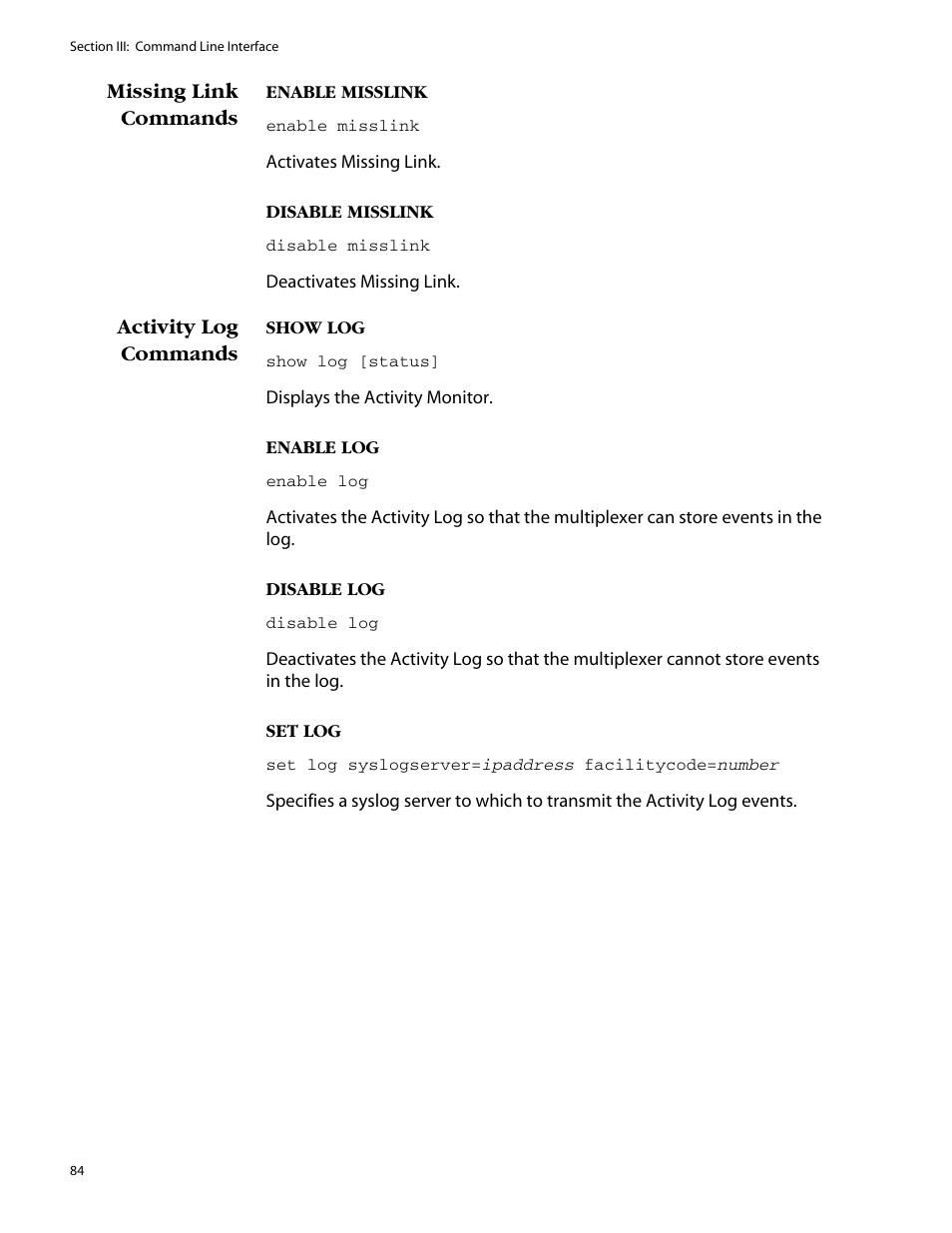 Allied Telesis AT-S47 User Manual | Page 84 / 154