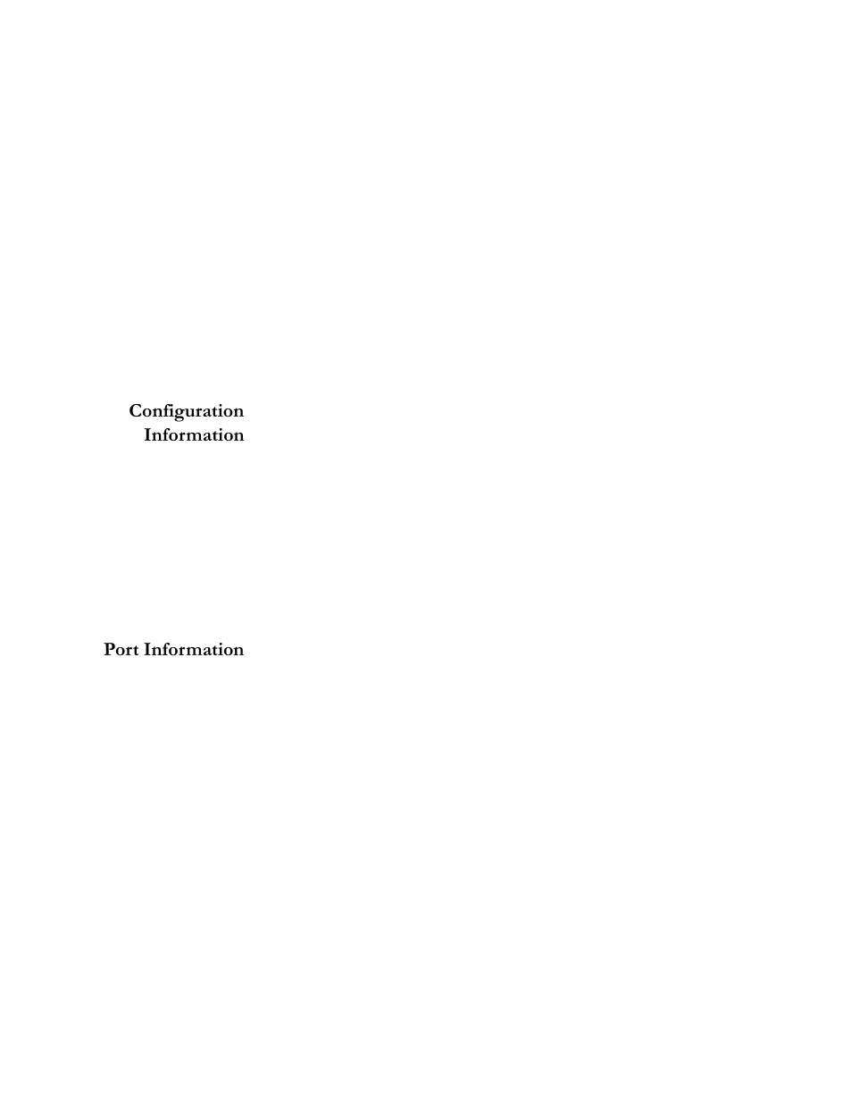 Configuration information, Port information, Configuration information -5 port information -5 | Allied Telesis AT-S20 User Manual | Page 69 / 124