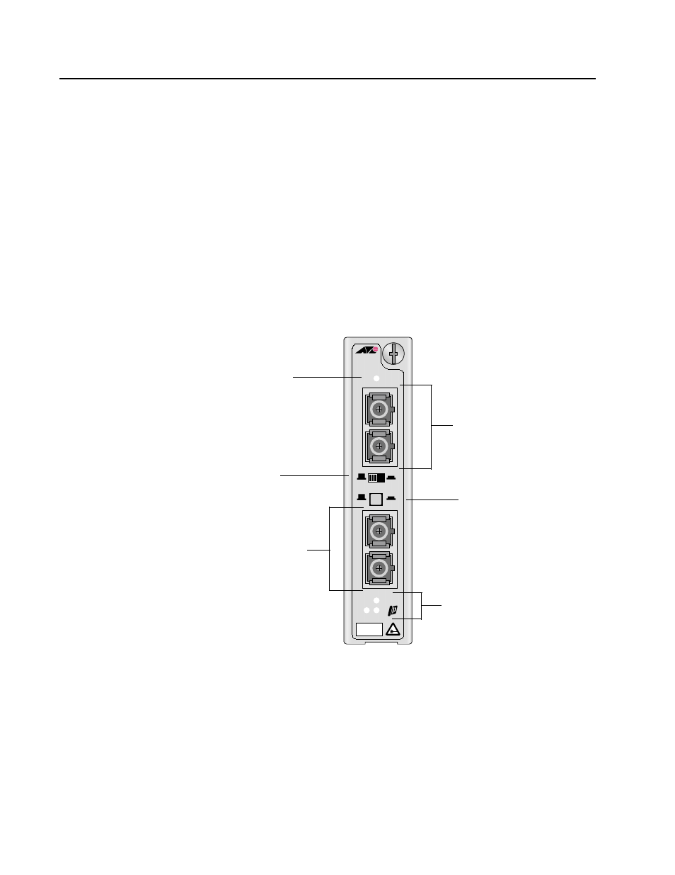 Head1 - at-pb1000 series module, At-pb1000 series module, Powerblade pbc18 installation guide 69 | Allied Telesis AT-PBC18 User Manual | Page 69 / 120
