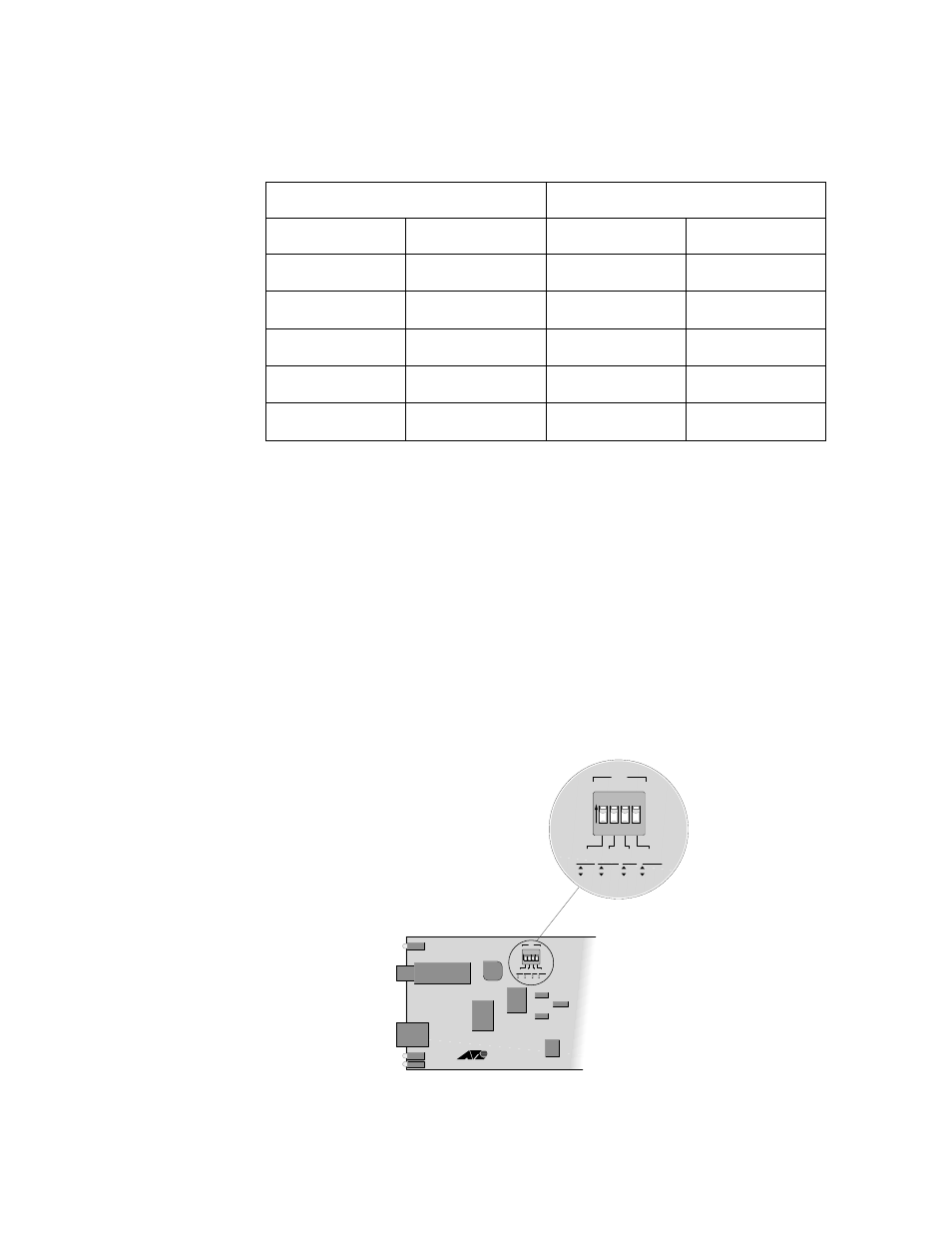 Head2 - dip switches, Dip switches | Allied Telesis AT-PBC18 User Manual | Page 82 / 120