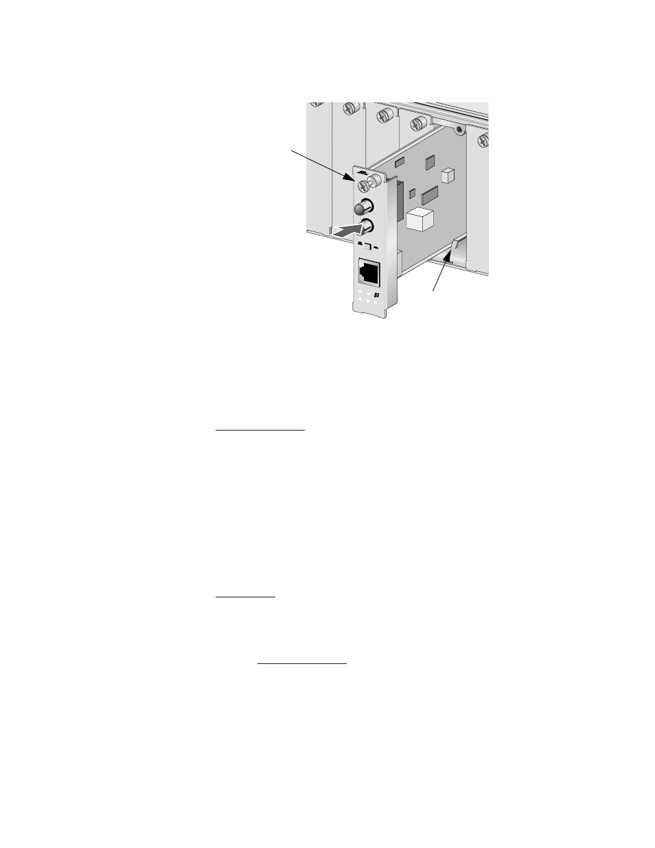 Guiderail thumbscrew | Allied Telesis AT-PBC18 User Manual | Page 91 / 120