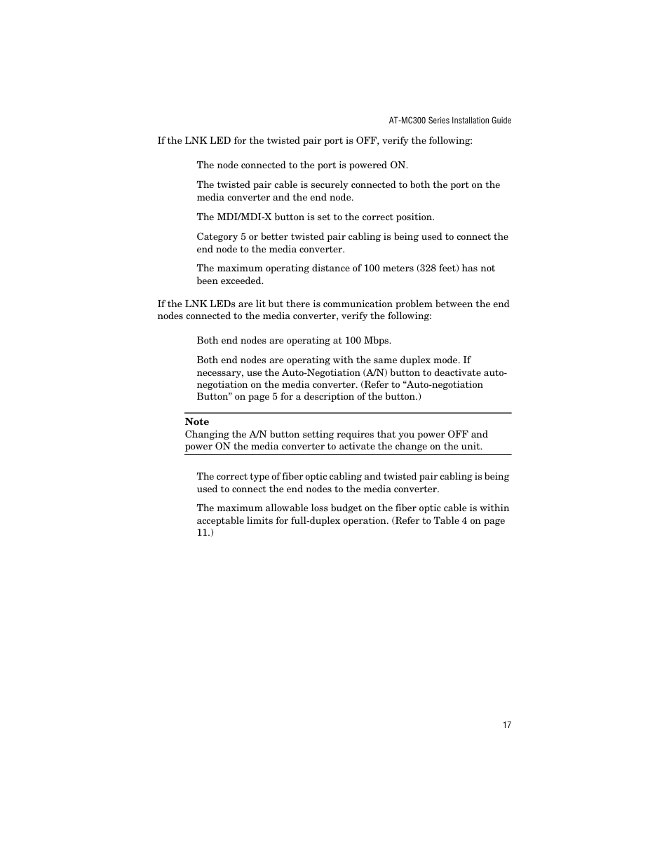 Allied Telesis AT-MC303 User Manual | Page 27 / 46