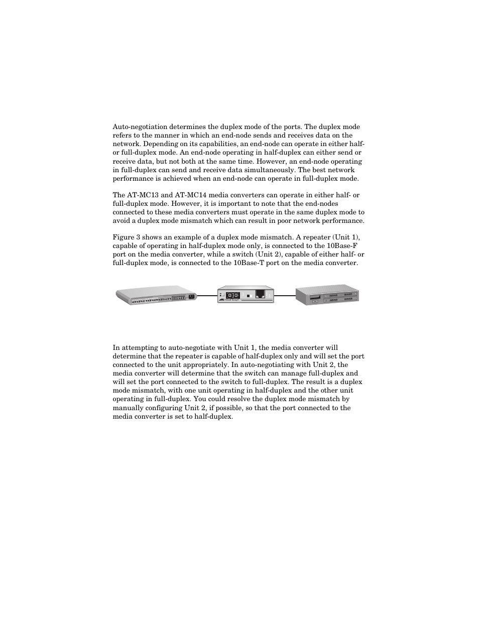 Auto-negotiation | Allied Telesis AT-MC14 User Manual | Page 15 / 44