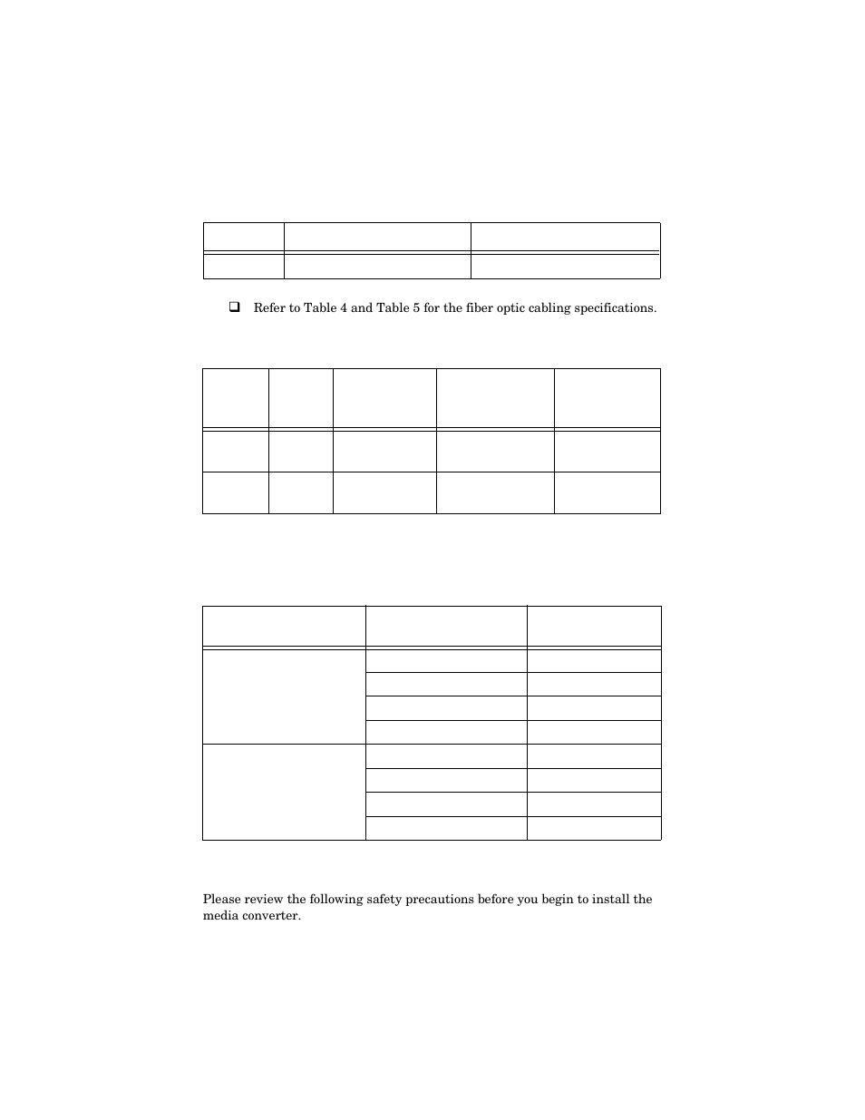 Reviewing safety precautions | Allied Telesis AT-MC14 User Manual | Page 20 / 44