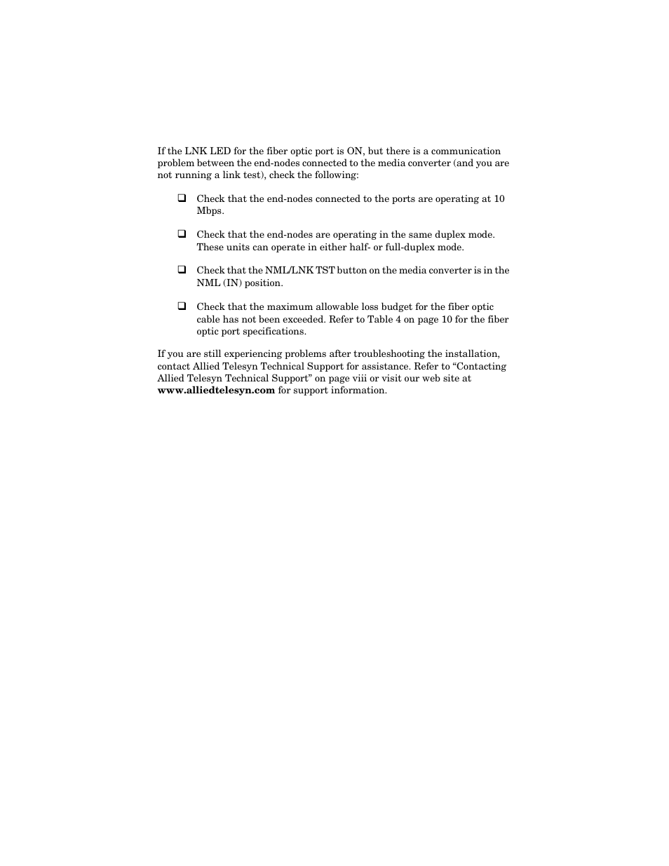 Allied Telesis AT-MC14 User Manual | Page 27 / 44