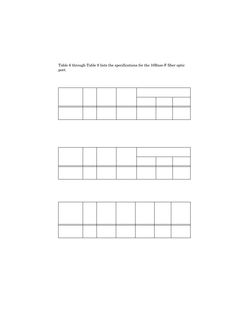 Fiber optic port specifications | Allied Telesis AT-MC14 User Manual | Page 30 / 44