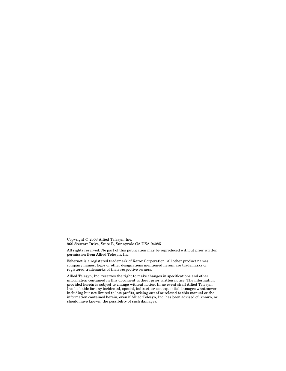 Allied Telesis AT-MC1005/4 User Manual | Page 2 / 44