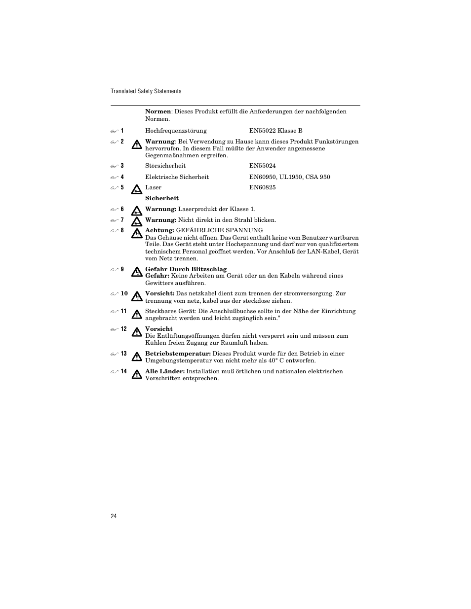 Allied Telesis AT-MC1005/4 User Manual | Page 34 / 44