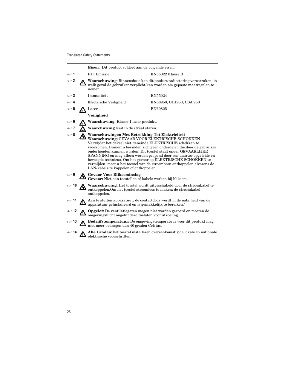 Allied Telesis AT-MC1005/4 User Manual | Page 36 / 44
