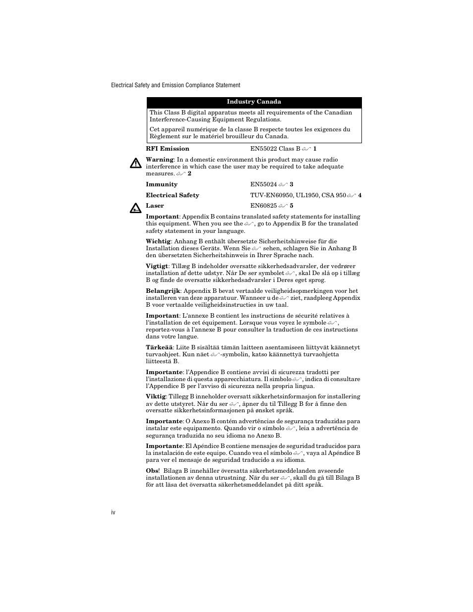 Allied Telesis AT-MC1005/4 User Manual | Page 4 / 44