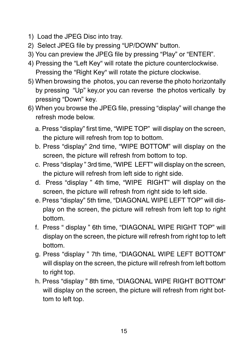 Audiovox D1915 User Manual | Page 15 / 33
