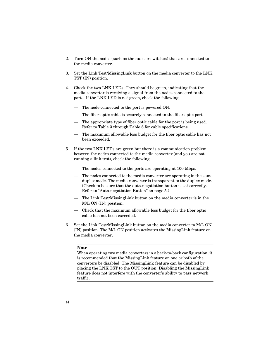 Allied Telesis AT-MC103ST/FS3, FS4 User Manual | Page 24 / 48