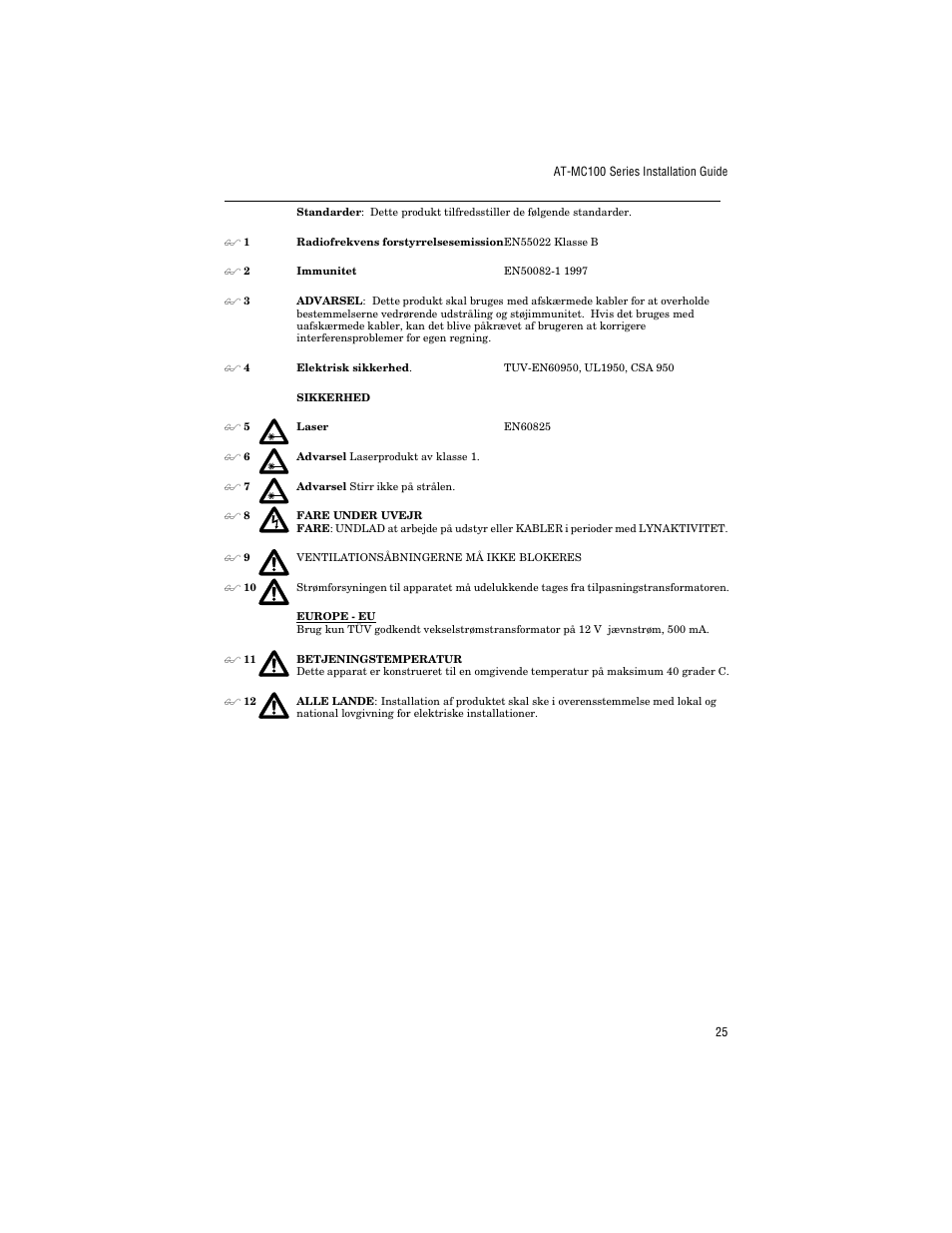 Allied Telesis AT-MC103ST/FS3, FS4 User Manual | Page 35 / 48