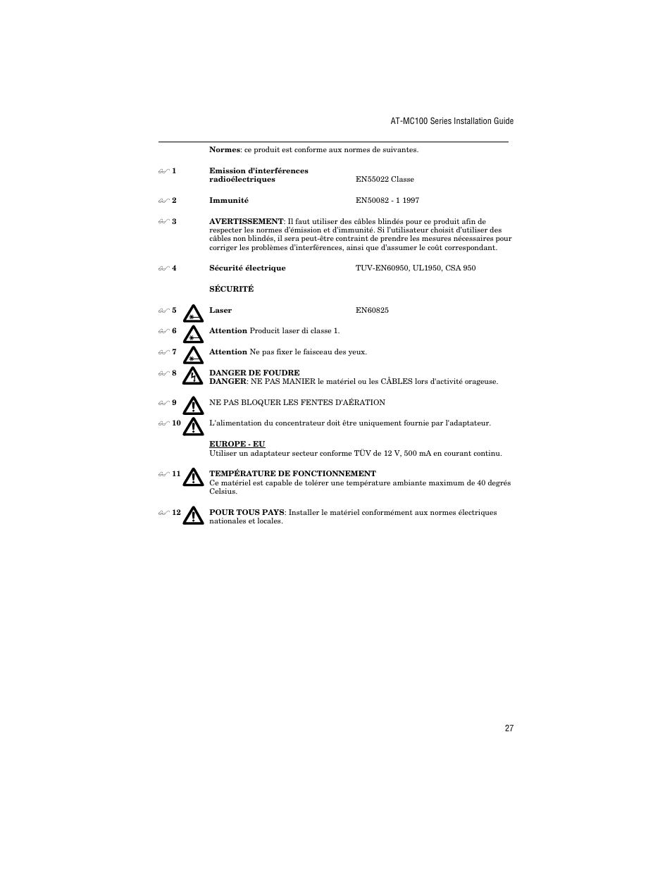 Allied Telesis AT-MC103ST/FS3, FS4 User Manual | Page 37 / 48