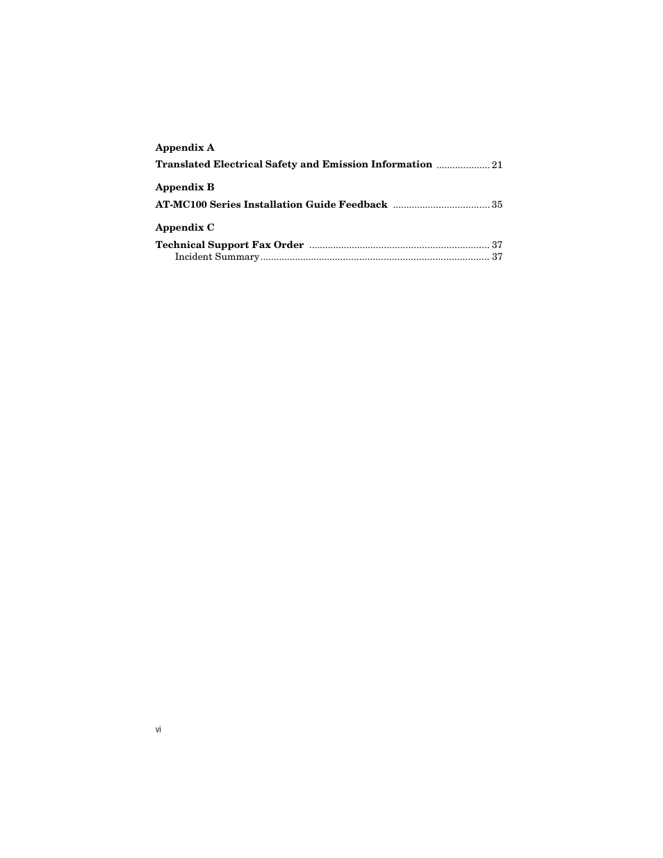 Allied Telesis AT-MC103ST/FS3, FS4 User Manual | Page 6 / 48
