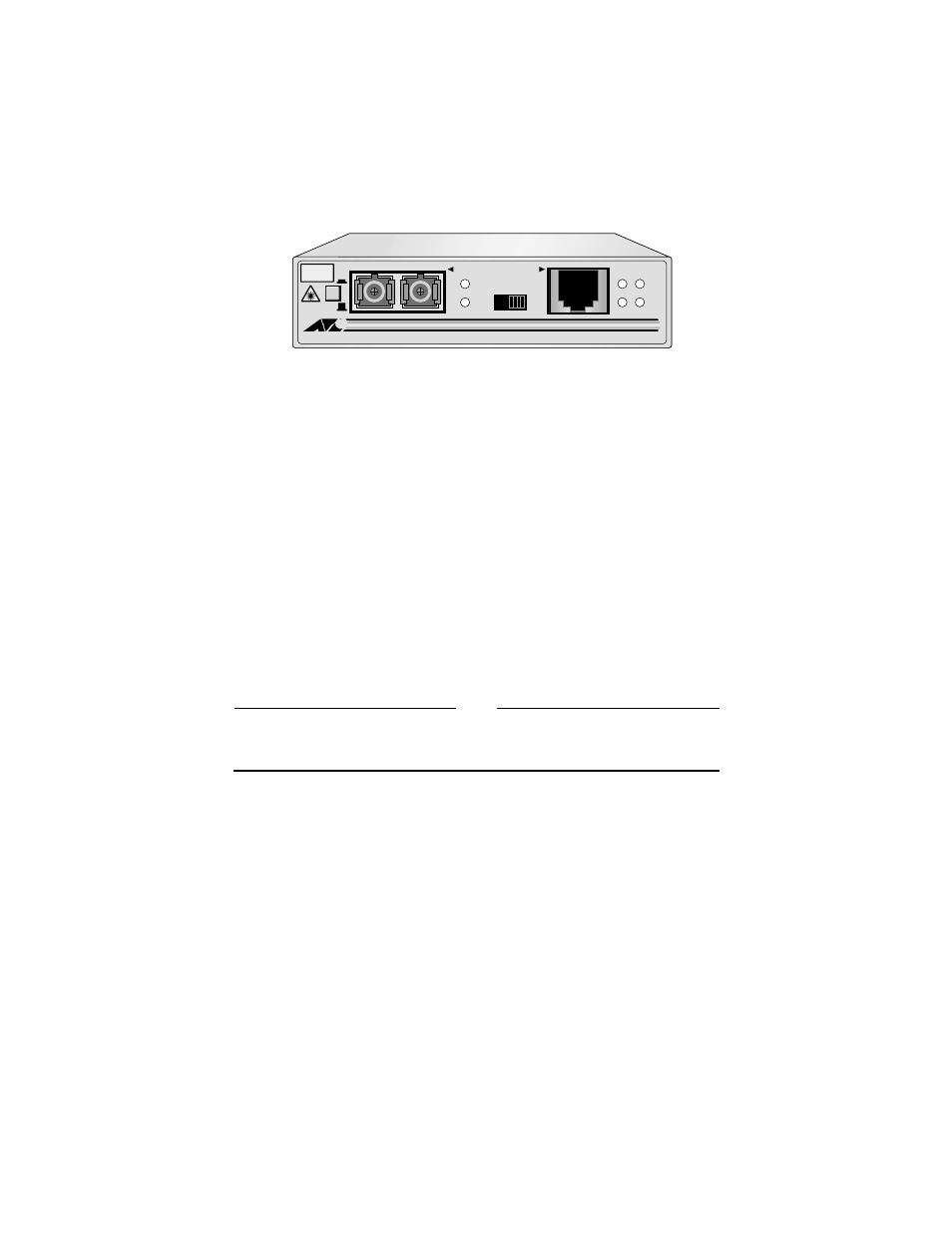 Key features, Figure 4 at-mc103lh (sc single mode connector), Leds for unit and port status | Mdi/mdi-x switch, Nml/lnk tst switch, External ac-dc power adapter | Allied Telesis AT-MC103LH User Manual | Page 6 / 28