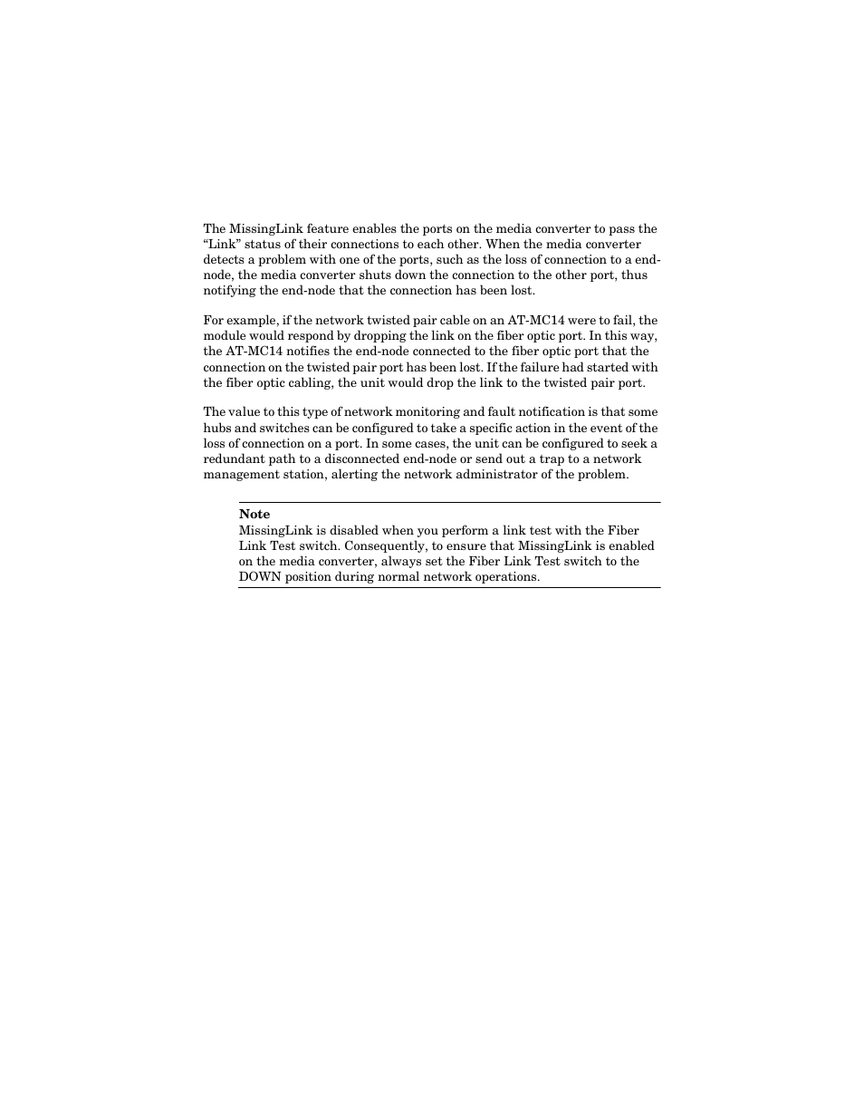 Missinglink | Allied Telesis AT-MC16 User Manual | Page 17 / 50