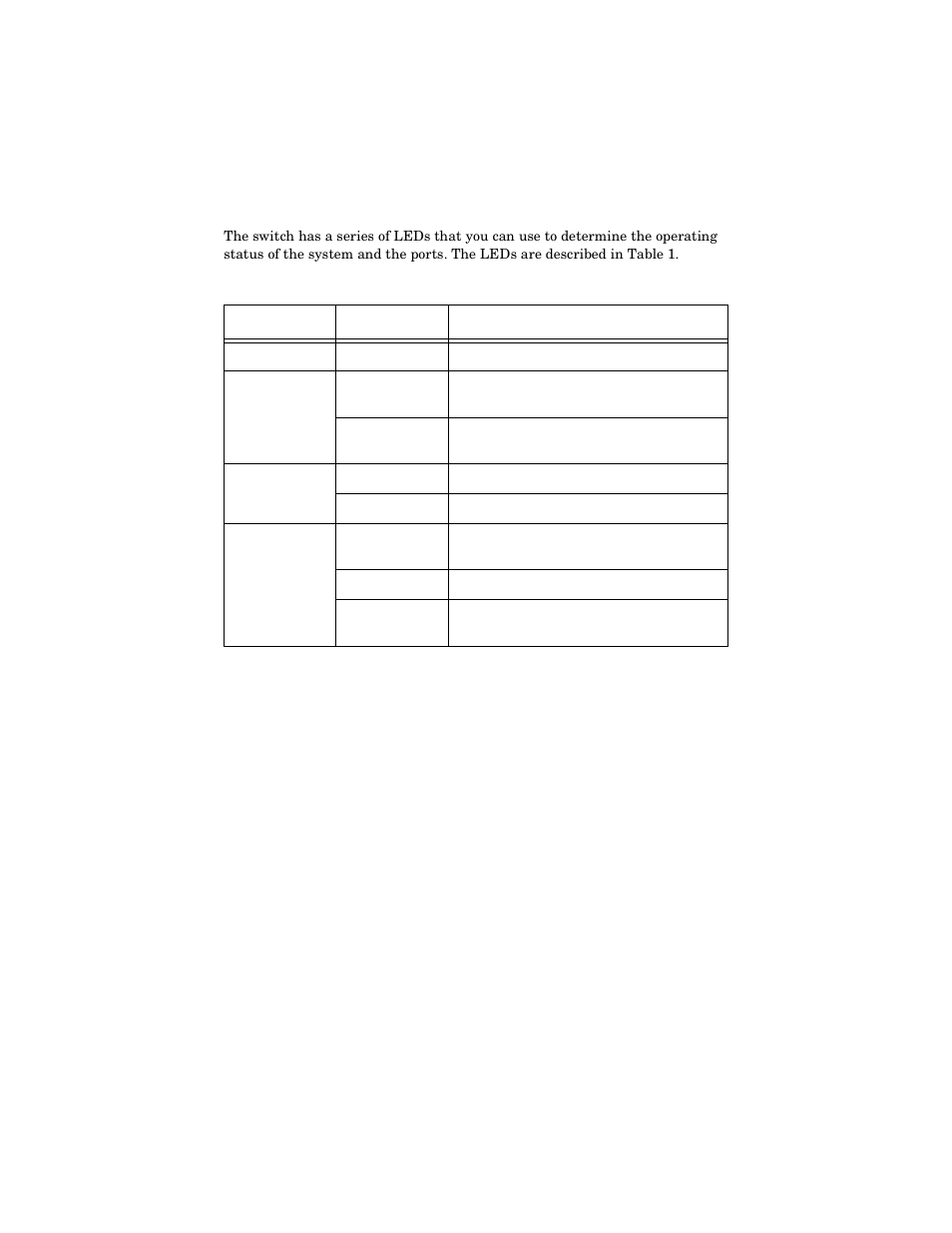 System leds | Allied Telesis AT-FS706E FC User Manual | Page 20 / 50