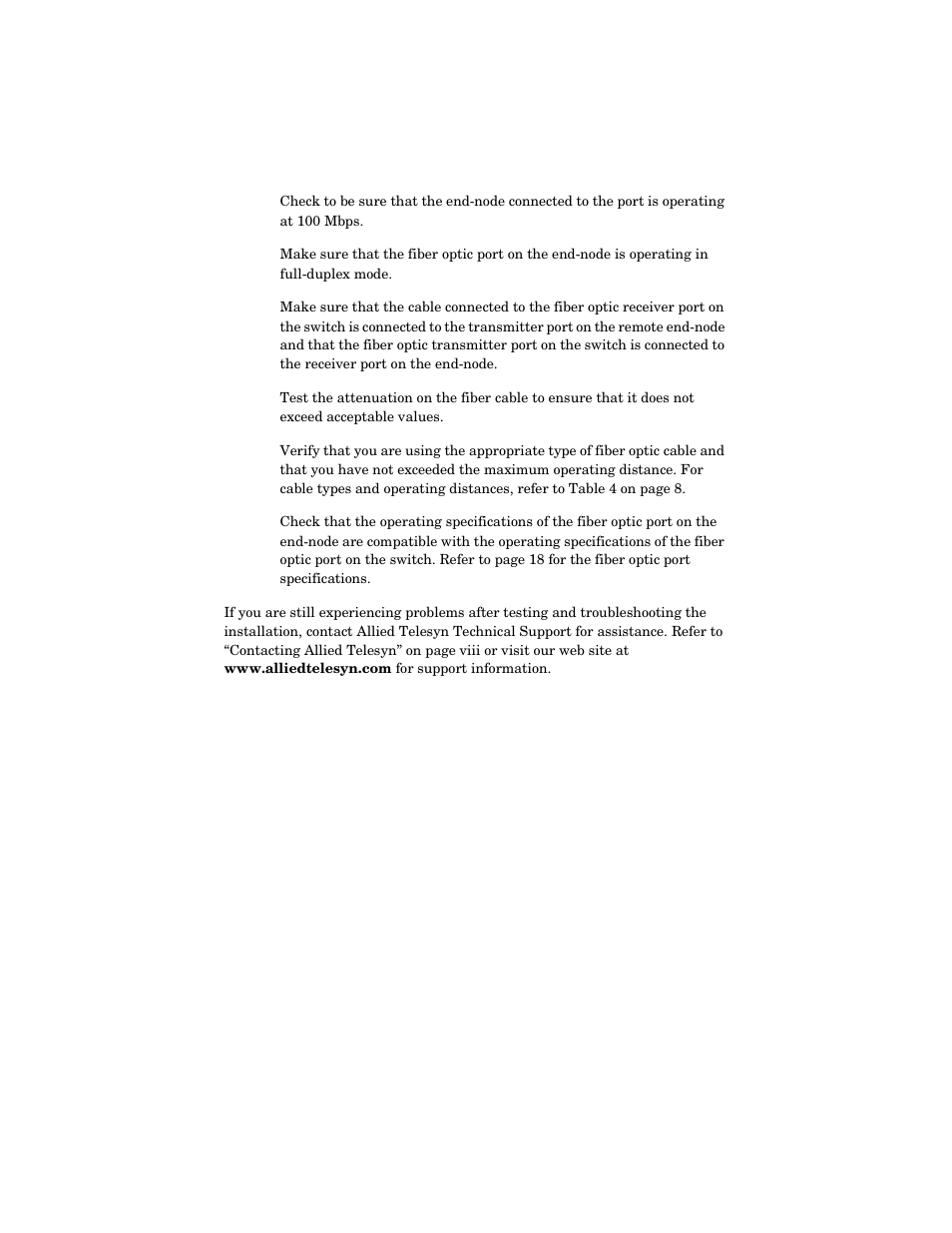 Allied Telesis AT-FS217 User Manual | Page 26 / 44