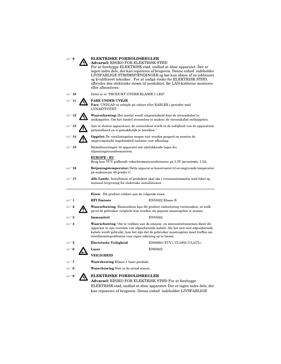 Allied Telesis AT-FS217 User Manual | Page 35 / 44