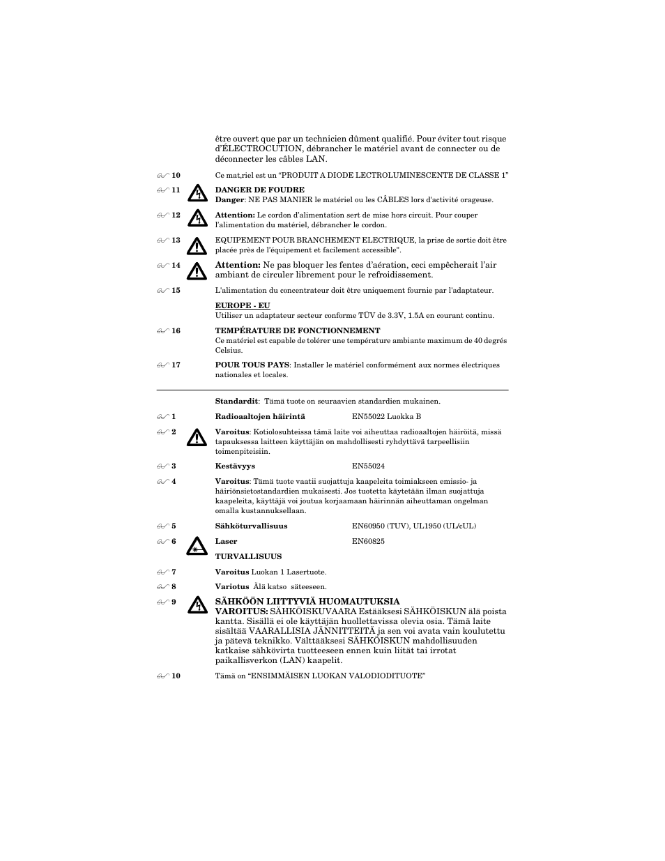 Allied Telesis AT-FS217 User Manual | Page 37 / 44