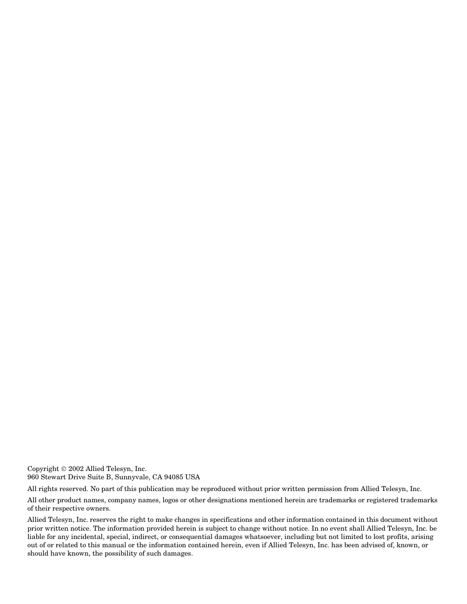 Allied Telesis AT-8350GB User Manual | Page 2 / 104