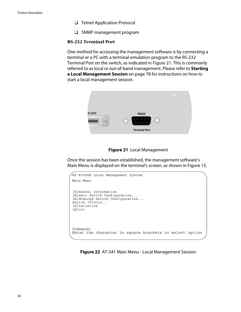 Allied Telesis AT-8350GB User Manual | Page 36 / 104