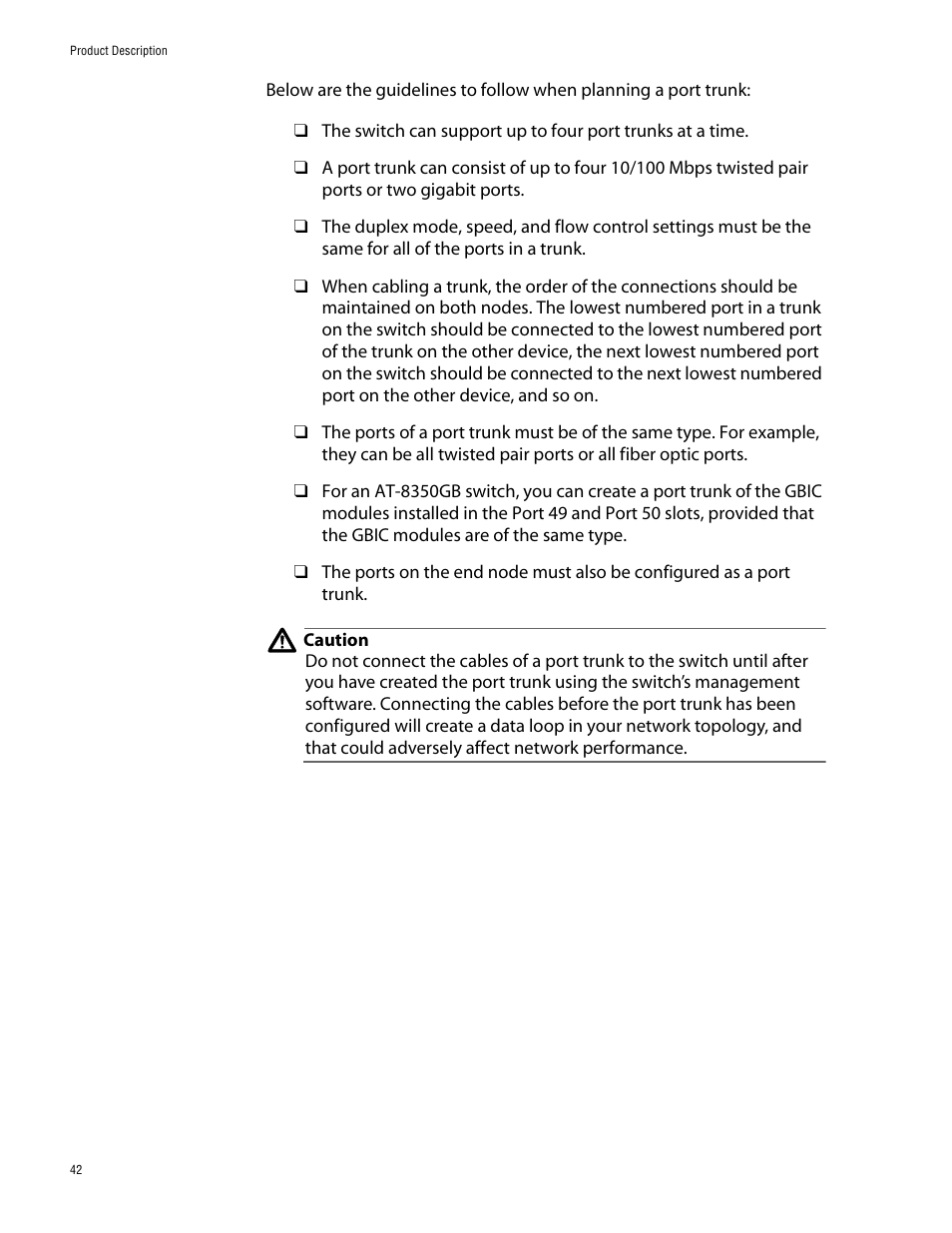 Allied Telesis AT-8350GB User Manual | Page 42 / 104