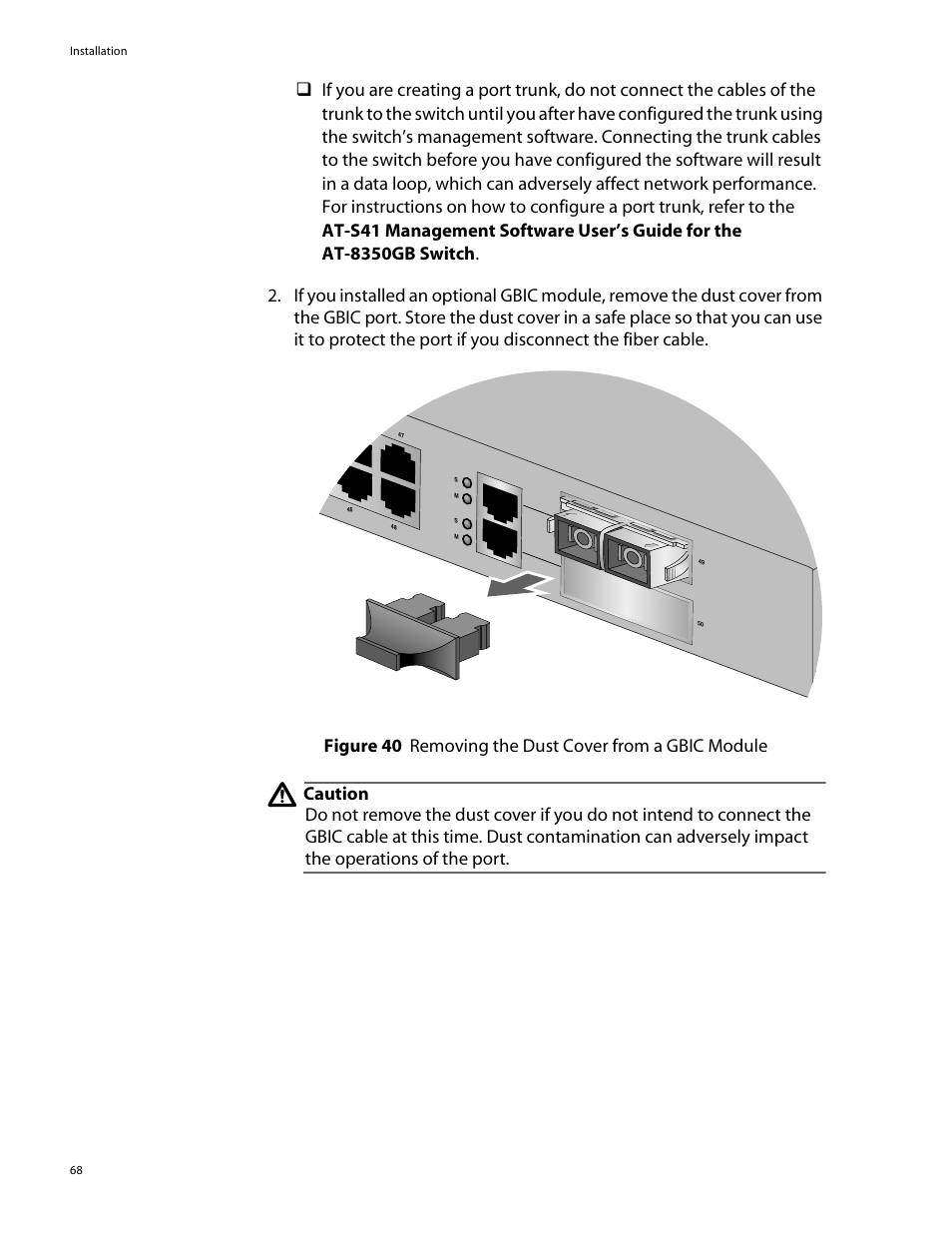 Allied Telesis AT-8350GB User Manual | Page 68 / 104