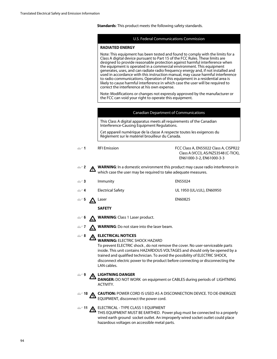 Allied Telesis AT-8350GB User Manual | Page 94 / 104