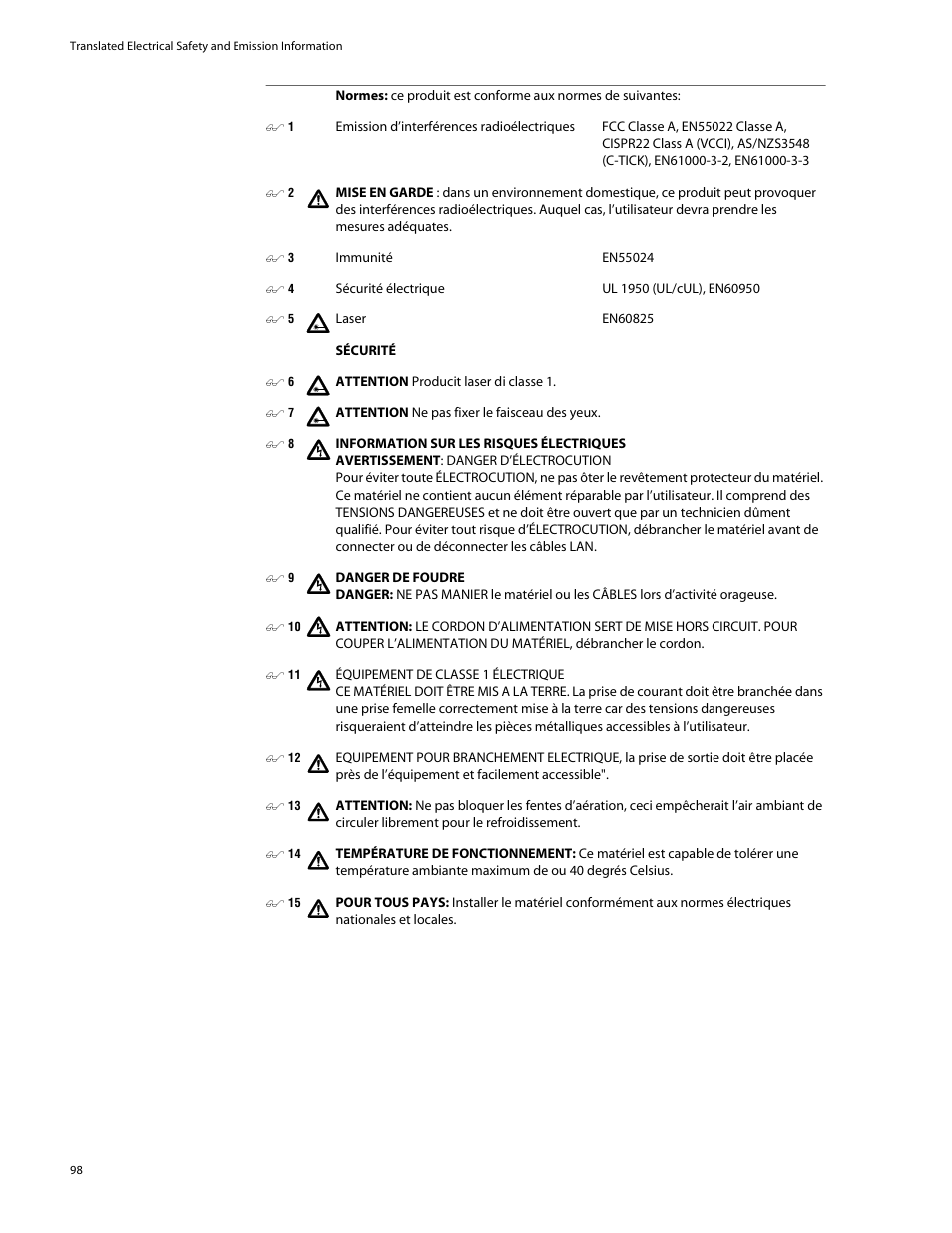 Allied Telesis AT-8350GB User Manual | Page 98 / 104