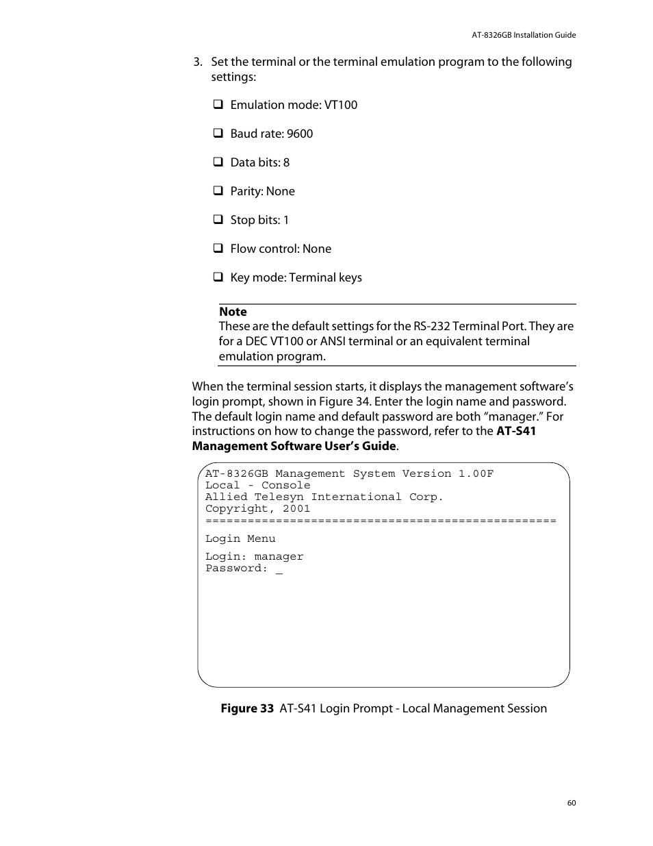 Allied Telesis AT-8326GB User Manual | Page 60 / 82