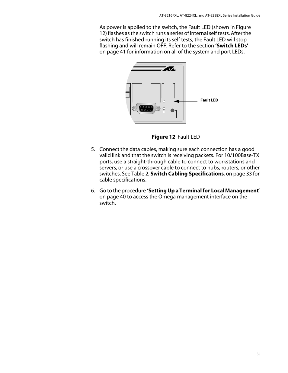 Allied Telesis AT-8288XL/SC User Manual | Page 35 / 80