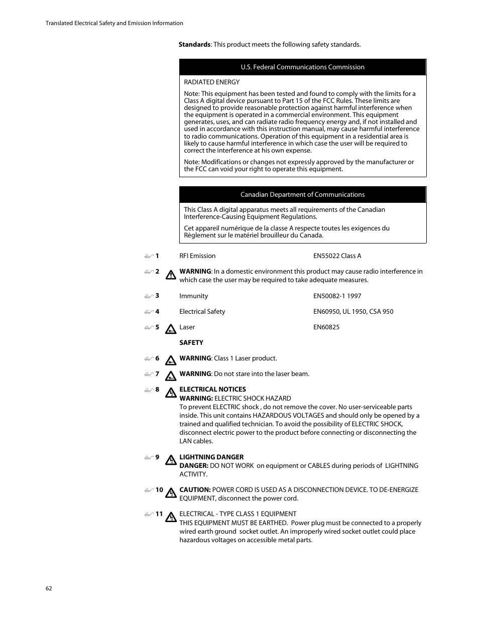 Allied Telesis AT-8288XL/SC User Manual | Page 62 / 80