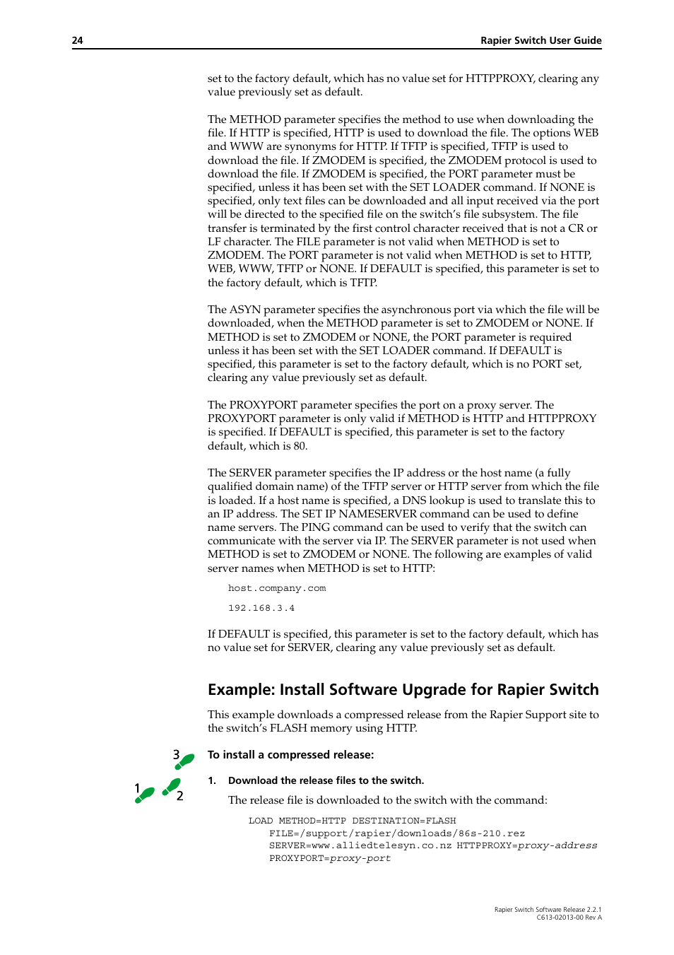 Allied Telesis Rapier Switch User Manual | Page 24 / 66