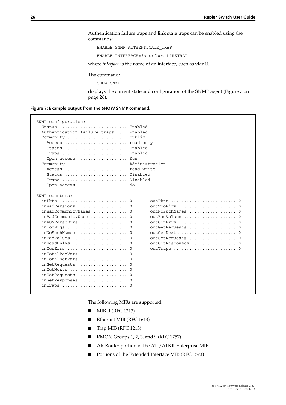 Allied Telesis Rapier Switch User Manual | Page 26 / 66