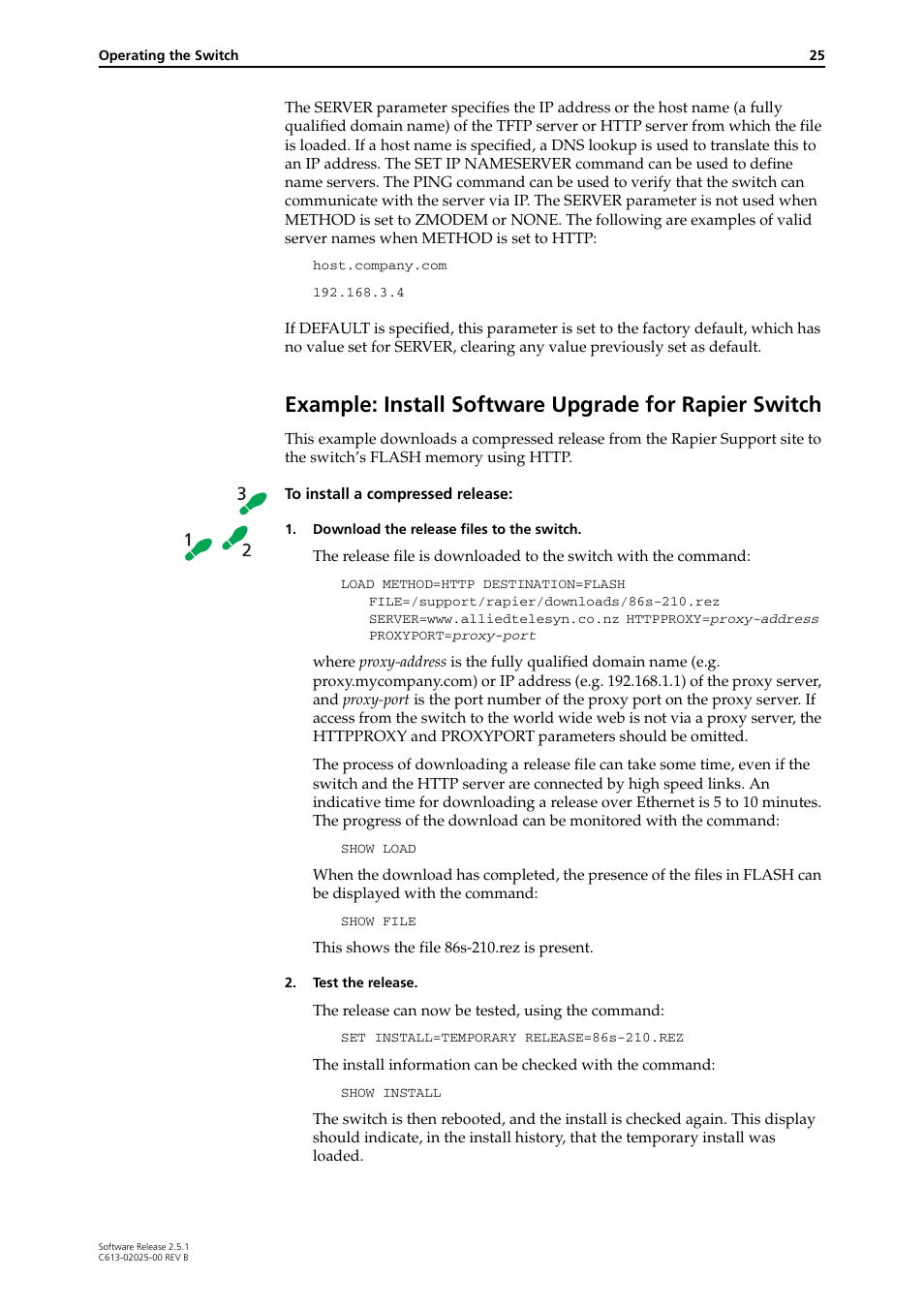 Allied Telesis Rapier Switch User Manual | Page 25 / 74