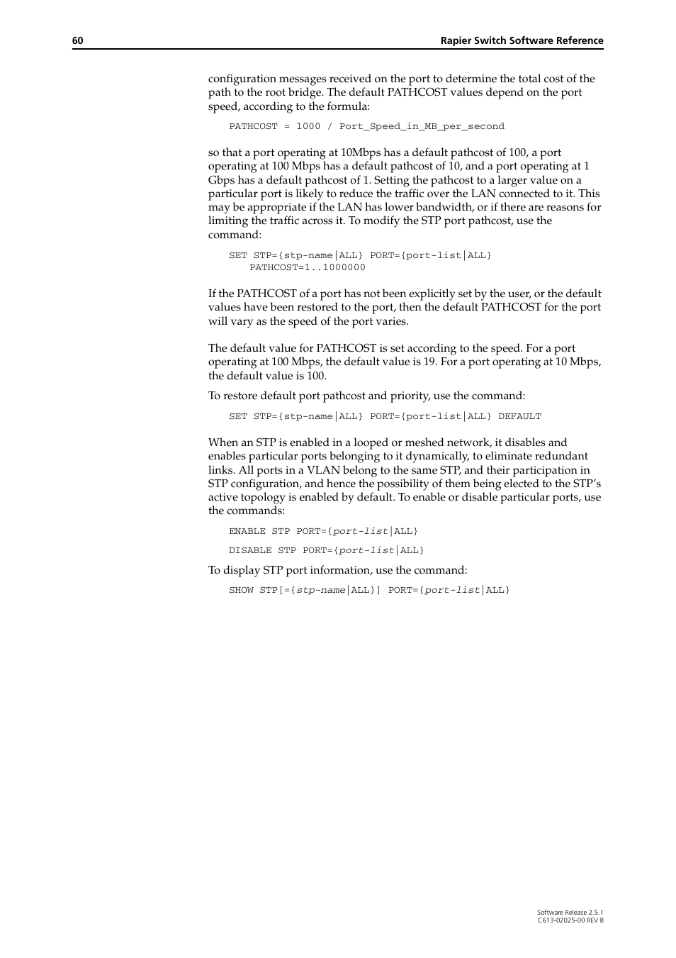 Allied Telesis Rapier Switch User Manual | Page 60 / 74