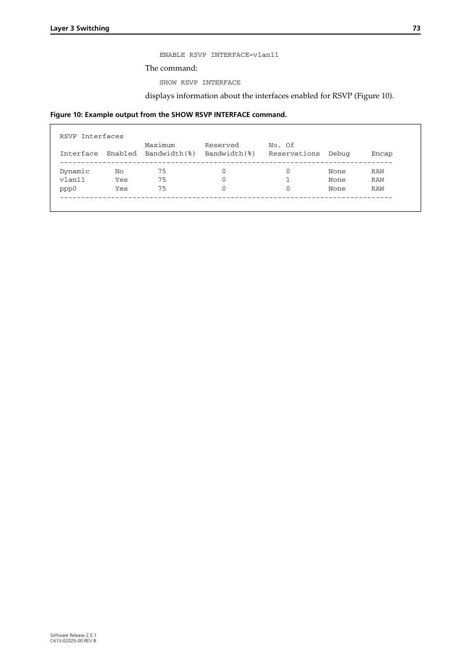 Allied Telesis Rapier Switch User Manual | Page 73 / 74