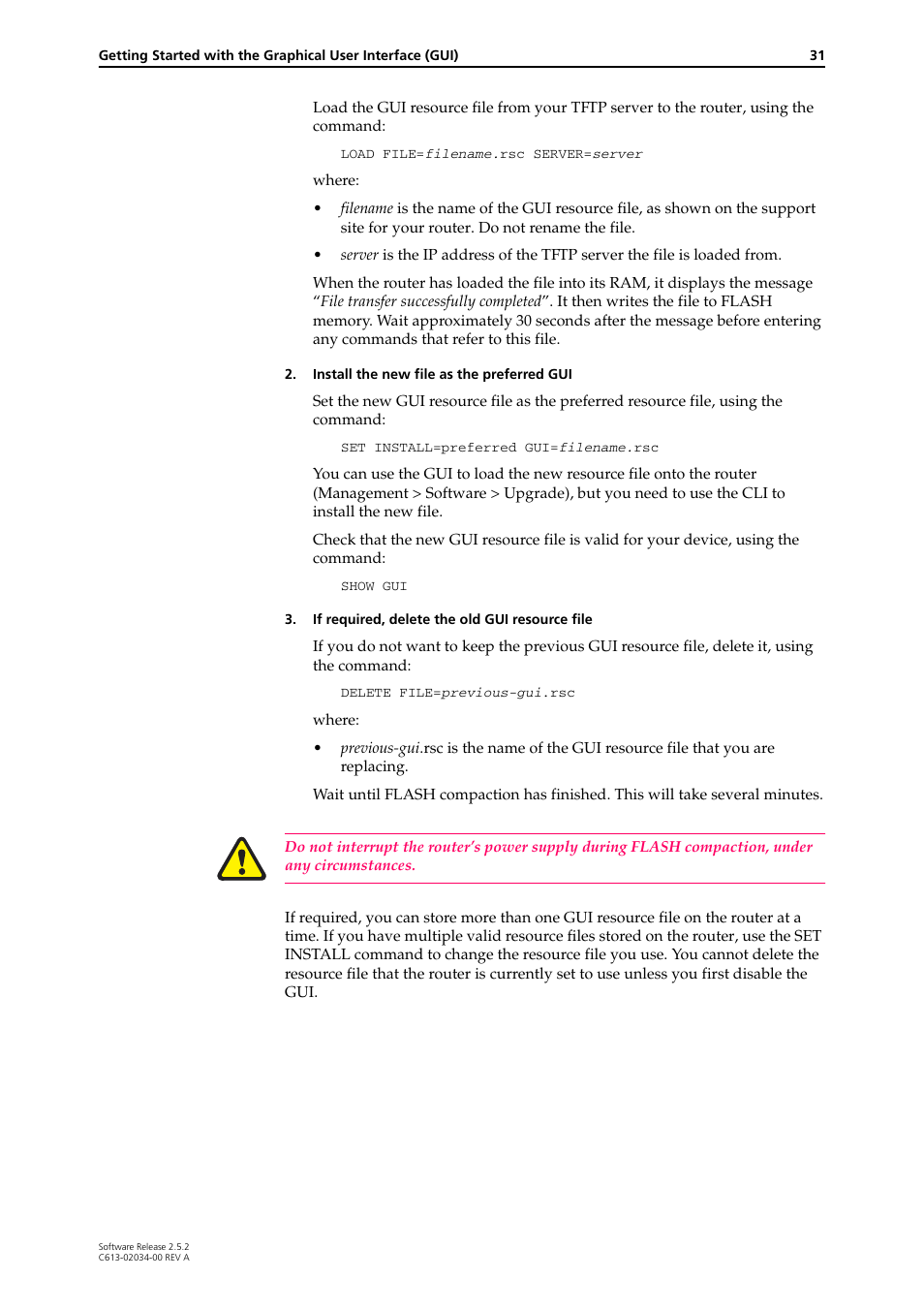 Allied Telesis AR400 Series Router User Manual | Page 31 / 119