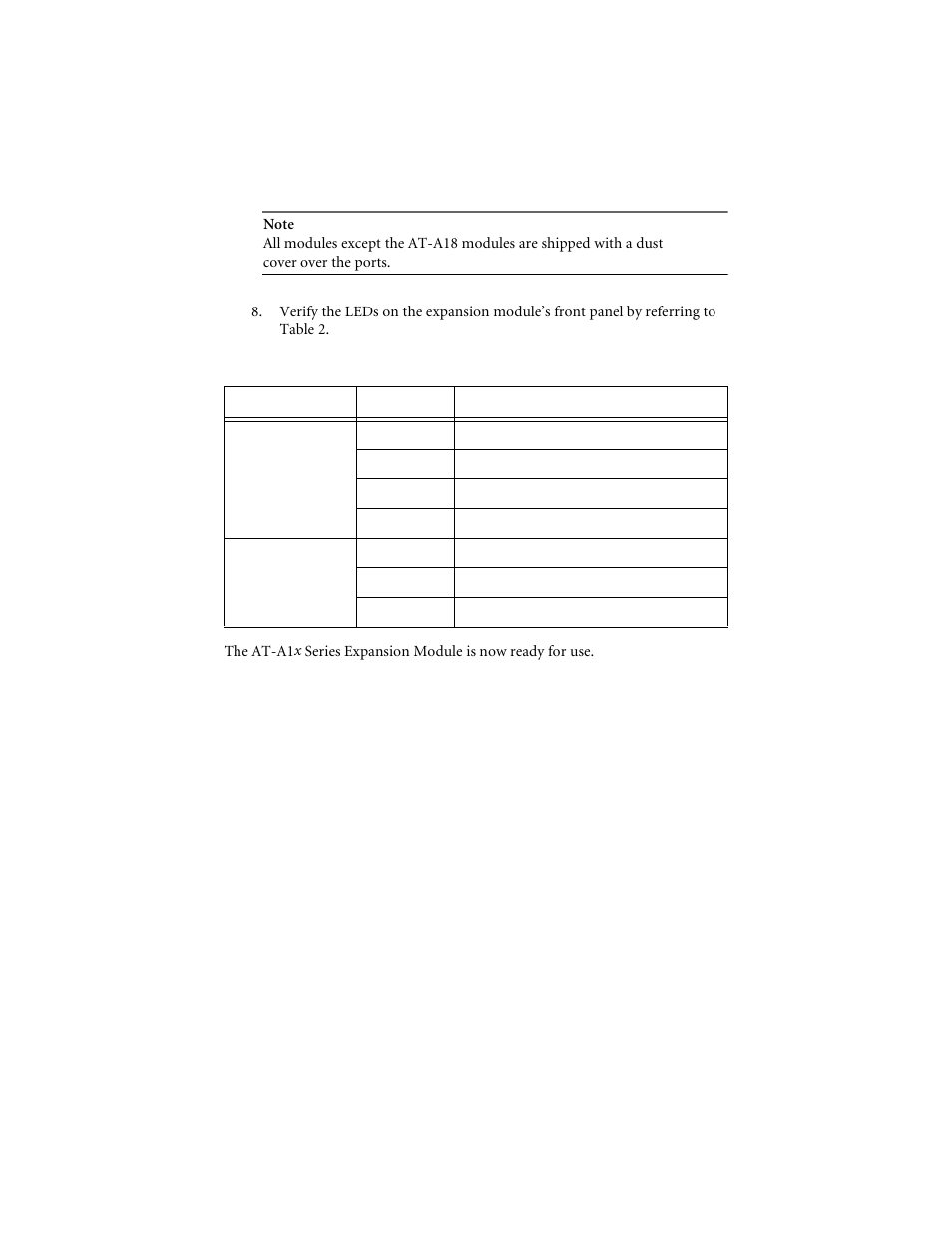 Allied Telesis AT-A19 User Manual | Page 13 / 32