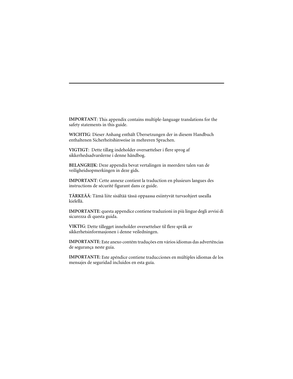 Appendix a, Translated safety information | Allied Telesis AT-A19 User Manual | Page 17 / 32
